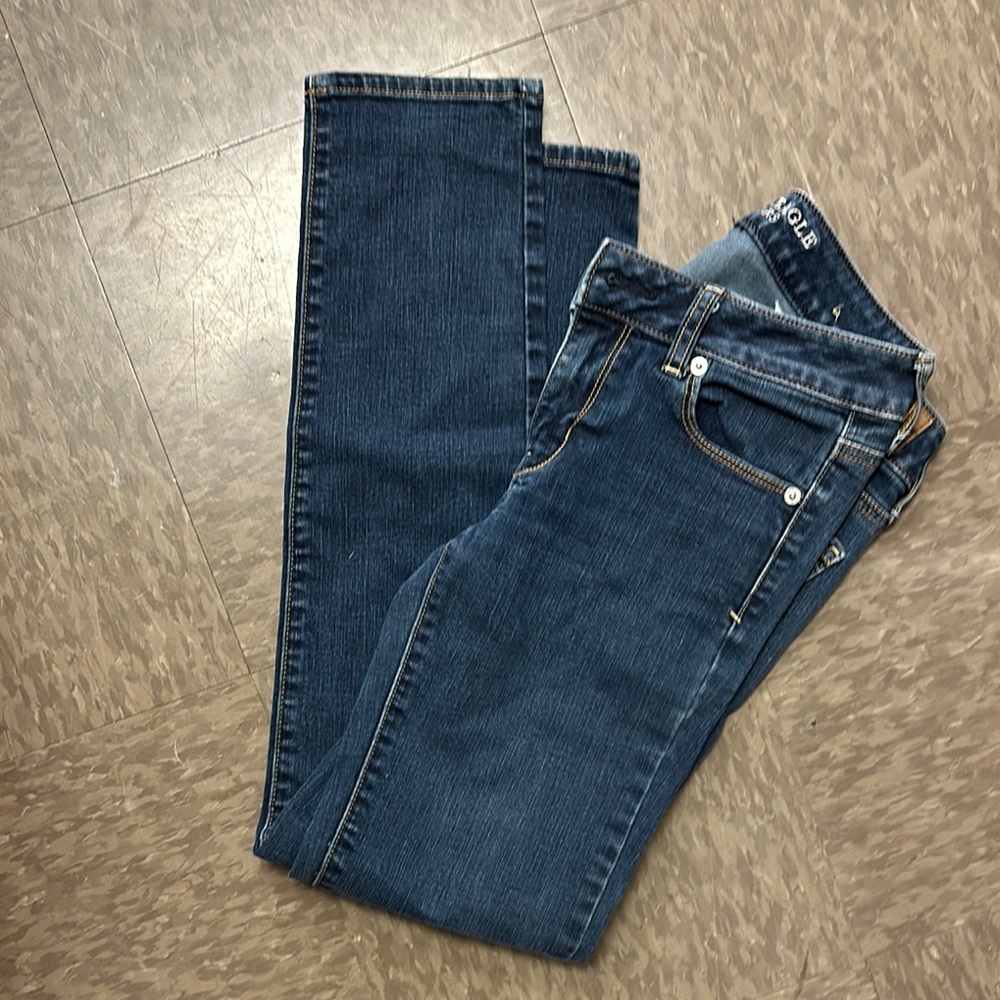 American Eagle Dark Blue Women's Jeans